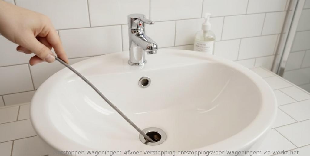 Afvoer verstopping ontstoppingsveer Wageningen: Zo werkt het