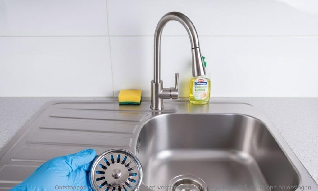 Gootsteen verstopt keuken Wageningen? 5 goedkope oplossingen