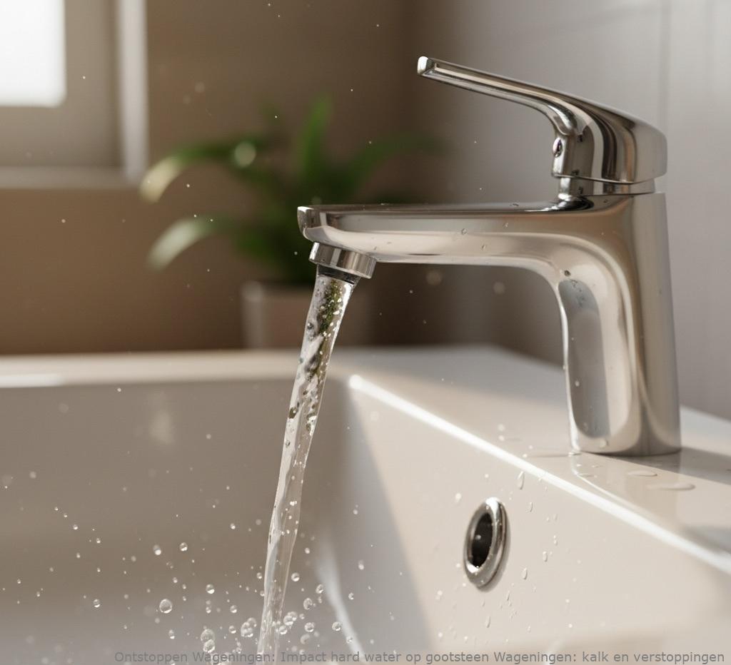 Impact hard water op gootsteen Wageningen: kalk en verstoppingen