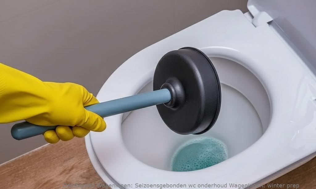 Seizoensgebonden wc onderhoud Wageningen: winter prep