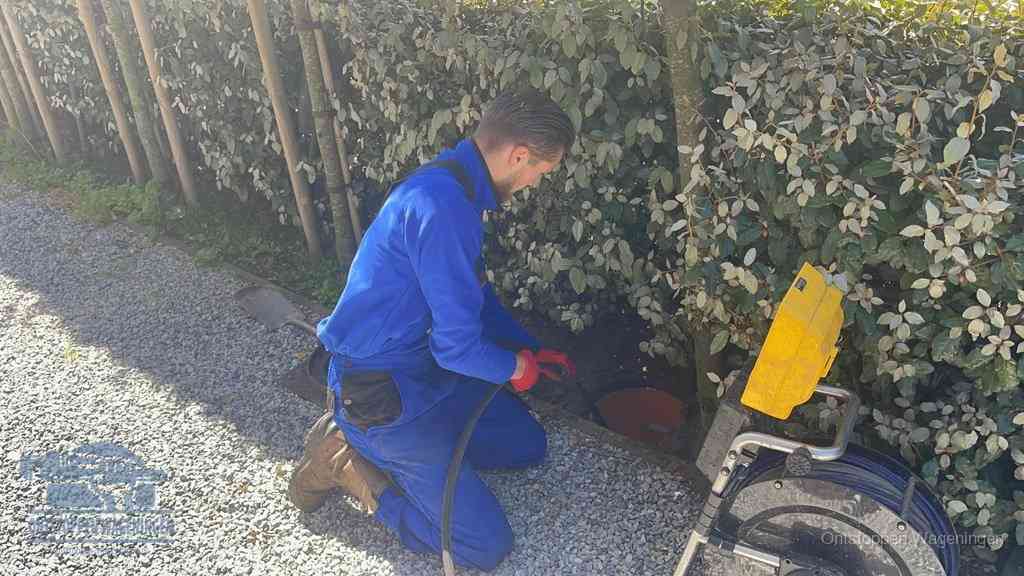Werkwijze riool ontstoppen in Wageningen